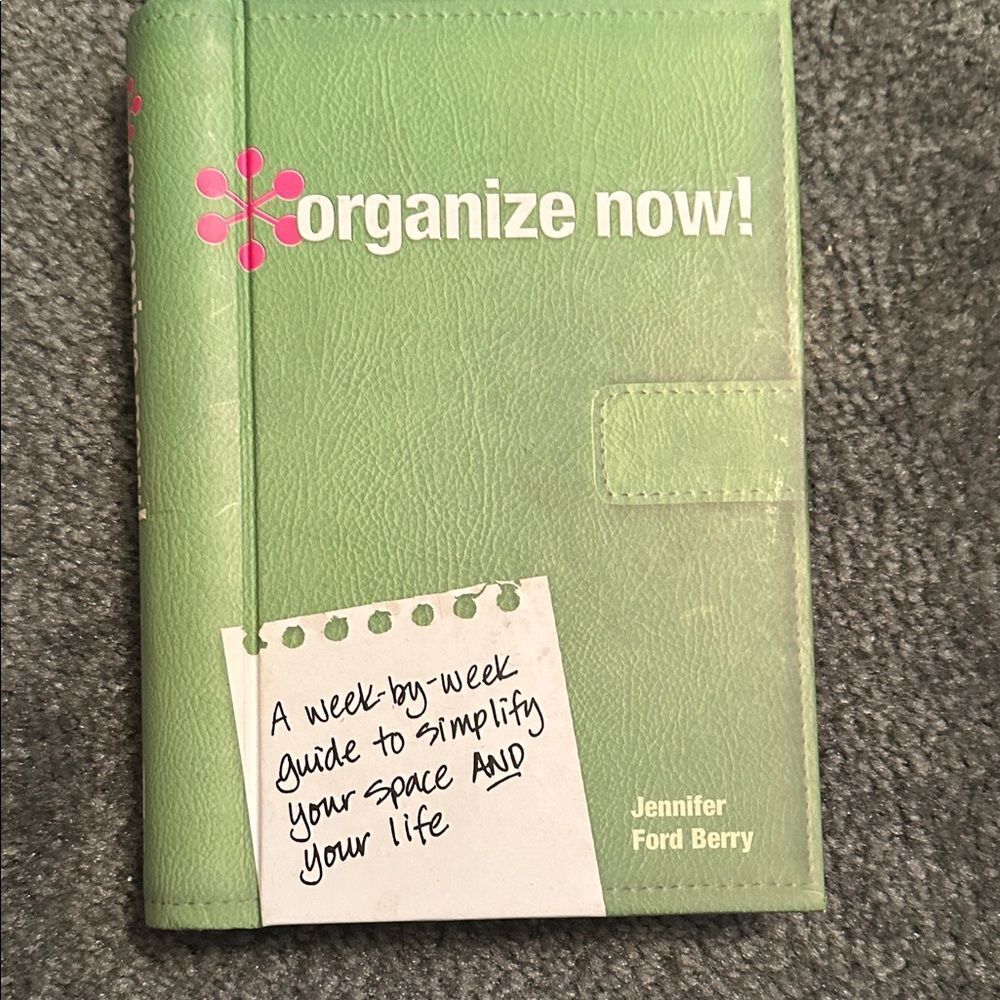 Organize Now! Green Planner by